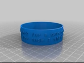 Byr Farklı yazı tipleri gösteren bilezikler (Sadece Plastik Aparattır!!!) 3D thumbnail 3