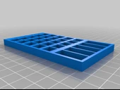 Byr Kuadratik diziler tablo çekmecesi (Sadece Plastik Aparattır!!!) 3D thumbnail 3