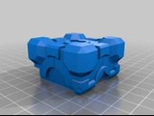 Byr Refakatçi Küp Yüzük Kutusu - Daha İyi Menteşe (Sadece Plastik Aparattır!!!) 3D thumbnail 4