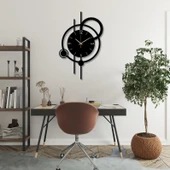 MODERN Ahşap Tasarimli Dekoratif duvar Saat - 1