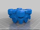 Byr Refakatçi Küp Yüzük Kutusu - Daha İyi Menteşe (Sadece Plastik Aparattır!!!) 3D thumbnail 3