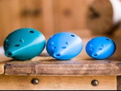 Byr Müzik Enstrüman Çocukları Ocarina Kolye Oinkarina :-) (Sadece Plastik Aparattır!!!) 3D - 2