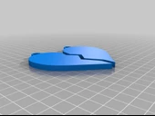 Byr Kırık Kalp Keying Kolye (Sadece Plastik Aparattır!!!) 3D - 4