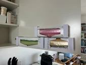 Byr Mutfak dolapları için Ikea istad zip-kilit çanta tutucu (Sadece Plastik Aparattır!!!) 3D - 1