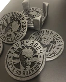 Byr Trump İçecek bardak altlıkları (Sadece Plastik Aparattır!!!) 3D - 1