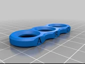 Byr İngiltere ve ABD Standart Yüzük Boyutu (Sadece Plastik Aparattır!!!) 3D - 1