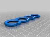 Byr İngiltere ve ABD Standart Yüzük Boyutu (Sadece Plastik Aparattır!!!) 3D - 3