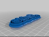 Byr Barbie Logosu Kurabiye kesici (Sadece Plastik Aparattır!!!) 3D thumbnail 4