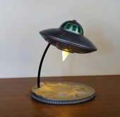 Byr İstila! Elektrik Çay Işığı UFO (Sadece Plastik Aparattır!!!) 3D - 3