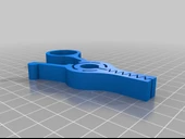 Byr Bir yerde asmak için yüzüklerle çip çanta klips v7 (Sadece Plastik Aparattır!!!) 3D - 3