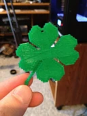 Byr 8 bit Shamrock Kolye (Sadece Plastik Aparattır!!!) 3D - 1