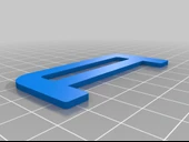 Byr 1997 Camaro arka yazı (Sadece Plastik Aparattır!!!) 3D thumbnail 3