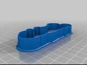 Byr Barbie Logosu Kurabiye kesici (Sadece Plastik Aparattır!!!) 3D thumbnail 3