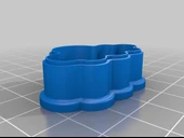 Byr Bulut küpeleri için polimer kil kesici, yuvarlak taban ve damla kolye (Sadece Plastik Aparattır!!!) 3D - 4