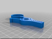 Byr Bir yerde asmak için yüzüklerle çip çanta klips v7 (Sadece Plastik Aparattır!!!) 3D - 4