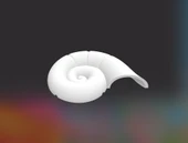 Byr Ursula Kolye Seashell - Disney Little Deniz Kızı (Sadece Plastik Aparattır!!!) 3D thumbnail 3