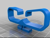 Byr Sütun tipi klavye standı için kablo kelepçesi (Sadece Plastik Aparattır!!!) 3D - 3
