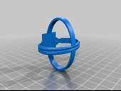 Byr Konnektörün Halkası - Ateş Amblemi Egzersiz Amblem Yüzüğü - MSLA (Sadece Plastik Aparattır!!!) 3D - 4