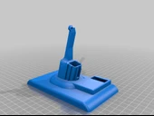 Byr Dyson vakum kobalt pil adaptörü (Sadece Plastik Aparattır!!!) 3D - 3