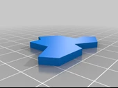 Byr Aperiodik "şapka" (veya "tişört" veya "einstein") monotil (Sadece Plastik Aparattır!!!) 3D thumbnail 2