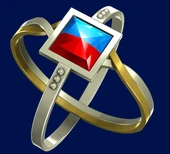 Byr Konnektörün Halkası - Ateş Amblemi Egzersiz Amblem Yüzüğü - MSLA (Sadece Plastik Aparattır!!!) 3D - 2