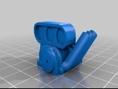 Byr Crocs kas araba motoru ve egzoz (Sadece Plastik Aparattır!!!) 3D - 3