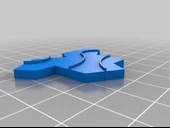 Byr Aperiodik "şapka" (veya "tişört" veya "einstein") monotil (Sadece Plastik Aparattır!!!) 3D thumbnail 4