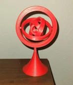 Byr Standlı 5 Yüzük Gimbal (Sadece Plastik Aparattır!!!) 3D - 1