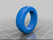 Byr Yüzük boyutu ölçüm seti AB - İngiltere - ABD (Sadece Plastik Aparattır!!!) 3D thumbnail 4