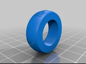 Byr Yüzük boyutu ölçüm seti AB - İngiltere - ABD (Sadece Plastik Aparattır!!!) 3D thumbnail 2