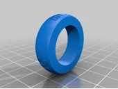 Byr Yüzük boyutu ölçüm seti AB - İngiltere - ABD (Sadece Plastik Aparattır!!!) 3D thumbnail 1