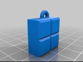 Byr Tetris küpe (Sadece Plastik Aparattır!!!) 3D - 4