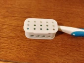 Byr Ekstra delikli büyük seyahat diş fırçası kafa örtüsü (Sadece Plastik Aparattır!!!) 3D - 3