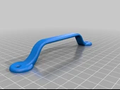 Byr Dolap kapı kolu, kapı kolu 150mm (Sadece Plastik Aparattır!!!) 3D - 2