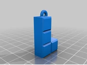 Byr Tetris küpe (Sadece Plastik Aparattır!!!) 3D - 1