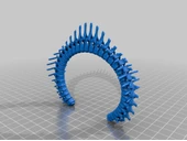 Byr Omurga tasarımında pazı bilezik (Sadece Plastik Aparattır!!!) 3D - 1
