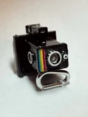 Byr Polaroid Kamera Fotoğraf Tutucu | Süsleme Anahtarı (Sadece Plastik Aparattır!!!) 3D - 1
