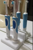 Byr Çift oral-b diş fırçası tutucu (Sadece Plastik Aparattır!!!) 3D - 1