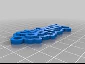 Byr Slipknot Logo Anahtarı (Sadece Plastik Aparattır!!!) 3D - 2