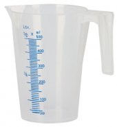 Plastik Ölçüm Kabı 0,5 lt - 1