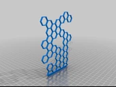 Byr Küpe Standı Bonga Hexagon (Sadece Plastik Aparattır!!!) 3D - 4