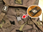 Byr Apple Airtag Molle ve Universal 25mm dokuma montajı (Sadece Plastik Aparattır!!!) 3D - 1