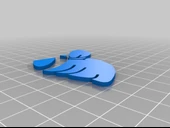 Byr Rozet Pessi 1 (Sadece Plastik Aparattır!!!) 3D thumbnail 3