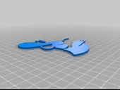 Byr Rozet Pessi 1 (Sadece Plastik Aparattır!!!) 3D thumbnail 2