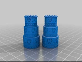 Byr İç dünyadan rüzgar şapel küpeleri (Sadece Plastik Aparattır!!!) 3D thumbnail 3