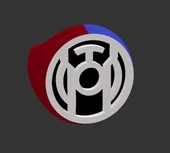 Byr Genç Adalet Razer Yüzük ve Logosu (Sadece Plastik Aparattır!!!) 3D thumbnail 1