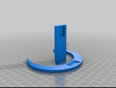 Byr Crescent Moon Mikrofon Stand Soğuk Ayakkabı (Sadece Plastik Aparattır!!!) 3D thumbnail 1