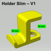 Byr Basit kulaklık masası montajı (Tablo 20-45 mm) Kulaklık tutucu (Sadece Plastik Aparattır!!!) 3D thumbnail 2
