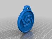 Byr Reprap Anahtar Yüzük / Reprop Anahtarlık (Sadece Plastik Aparattır!!!) 3D thumbnail 1