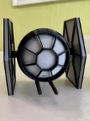 Byr Echo Dot 4 Tie Fighter (Sadece Plastik Aparattır!!!) 3D thumbnail 3